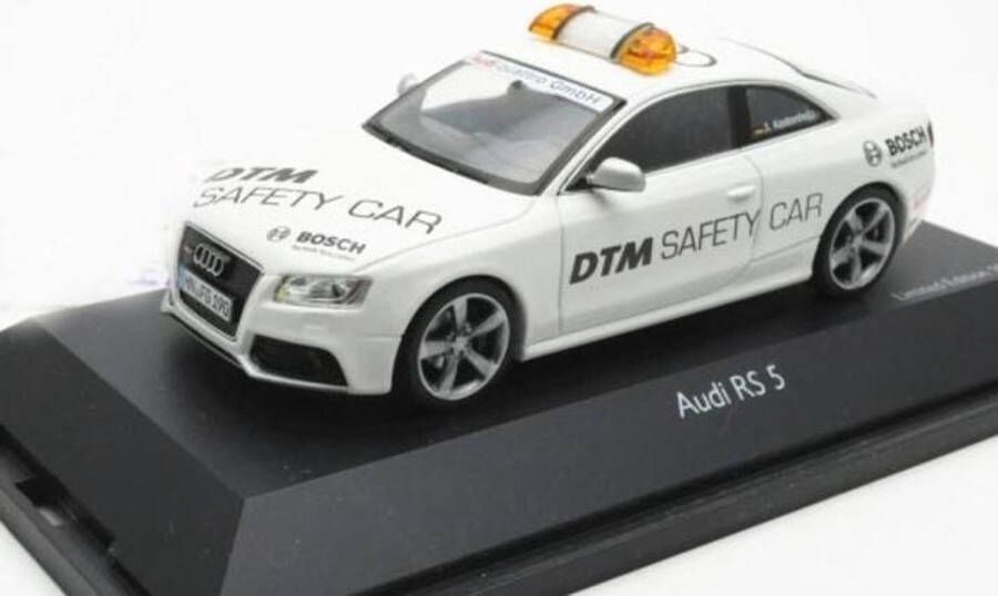 Schuco Audi RS5 Safety Car Limited Edition 1 1000 (Wit) (10 cm) 1 43 Modelauto Schaalmodel Model auto Miniatuurautos Miniatuur auto