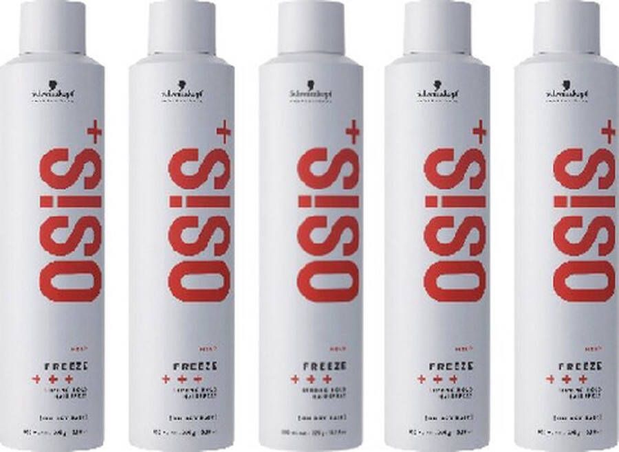 Schwarzkopf 10x Osis Freeze Hairspray 500ml