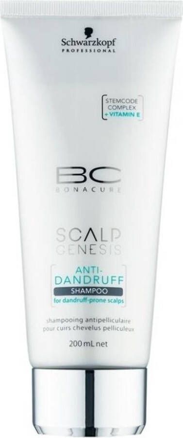 Schwarzkopf 3x BC Scalp Genesis Anti-Dandruff Shampoo 3x200 ml _ Voordeel Verpakking