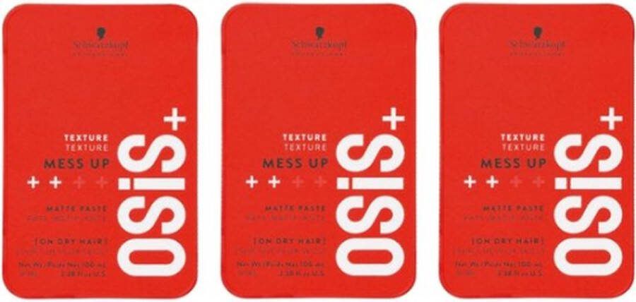 Schwarzkopf 3x Osis+ Mess Up 100 ml