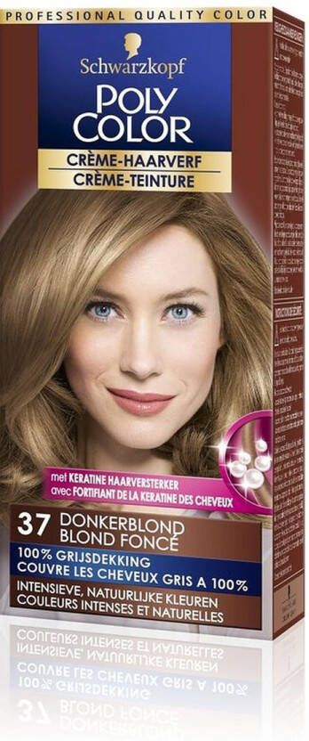 Schwarzkopf 3x Poly Color Haarverf nr. 37 Donkerblond