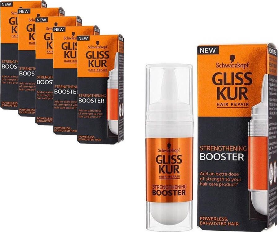 Schwarzkopf 6 stuks Gliss Kur Haarbooster 15 ml Voordeelverpakking