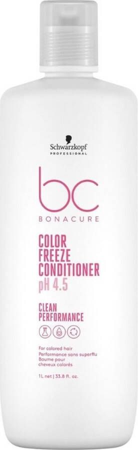 Schwarzkopf Bonacure Color Freeze Conditioner 1000ml Conditioner voor ieder haartype