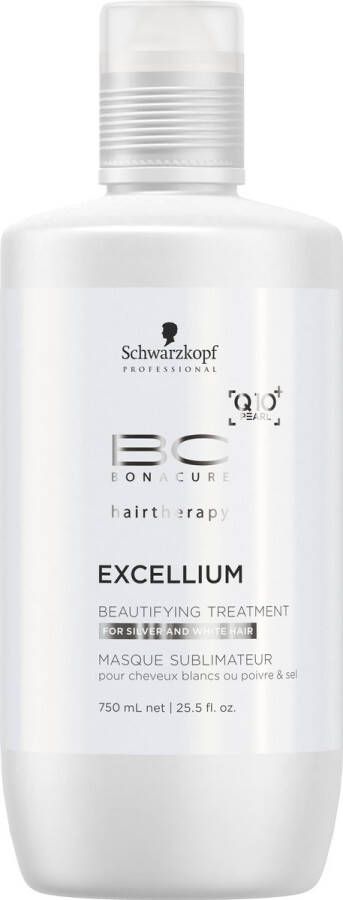 Schwarzkopf Bonacure Excellium Q10 Beautifying Silver Treatment Haarmasker 750ml
