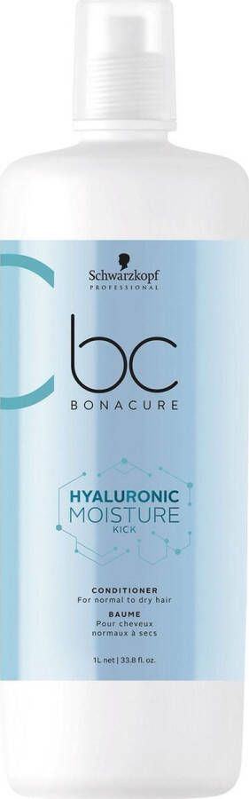 Schwarzkopf Bonacure Moisture Kick Crème Conditioner 1000ml Conditioner voor ieder haartype
