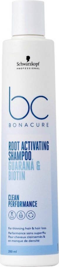 Schwarzkopf Bonacure Root Activating Shampoo 250ml Normale shampoo vrouwen Voor Alle haartypes