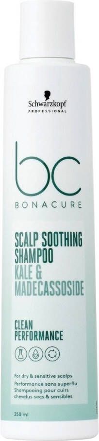 Schwarzkopf Bonacure Soothing Shampoo 250ml Normale shampoo vrouwen Voor Alle haartypes