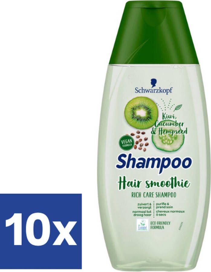 Schwarzkopf Cucumber Hemps Shampoo 10 x 400 ml
