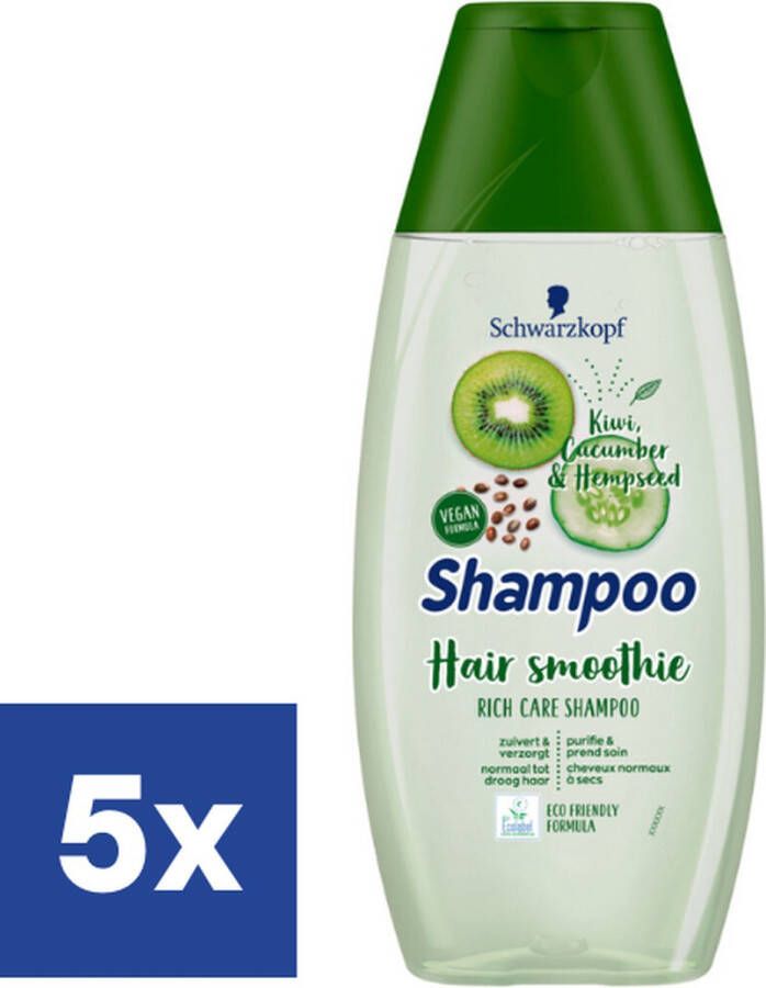 Schwarzkopf Cucumber Hemps Shampoo 5 x 400 ml