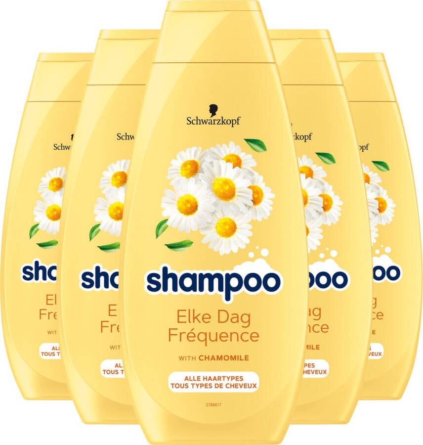 Schwarzkopf Elke Dag shampoo 5 x 400 ml voordeelverpakking