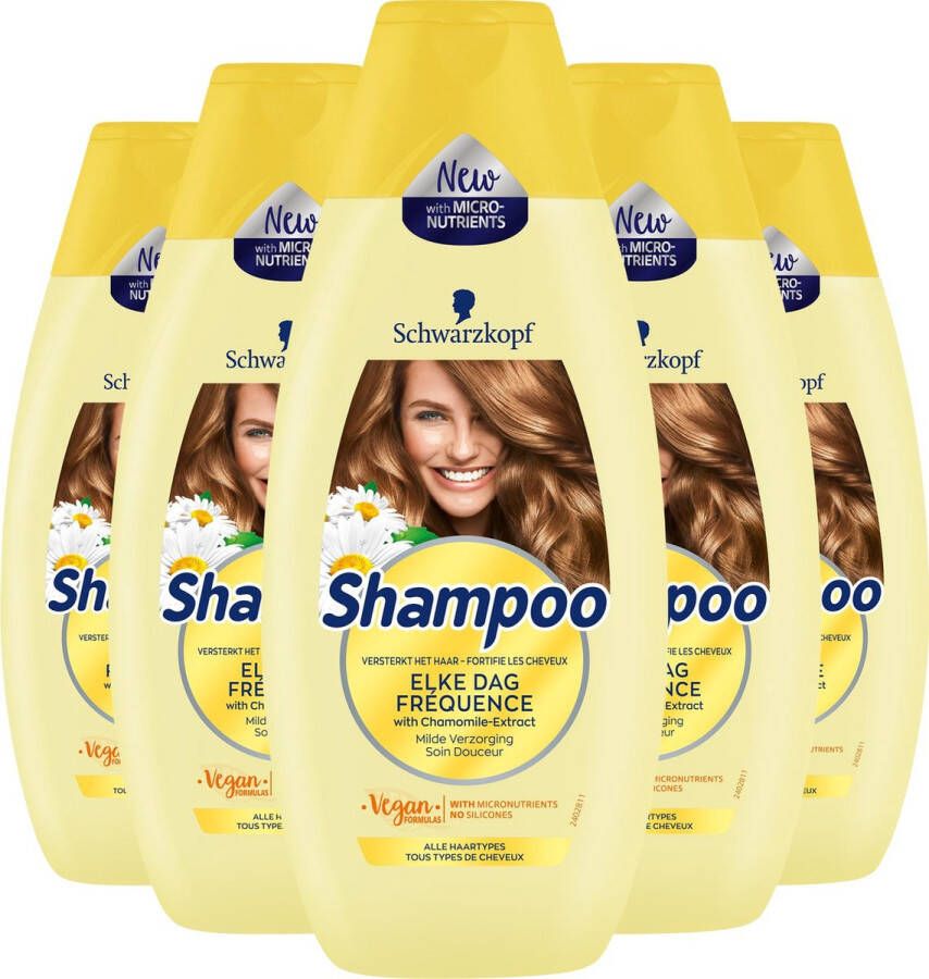 Schwarzkopf Elke Dag Shampoo 5x400ml Voordeelverpakking