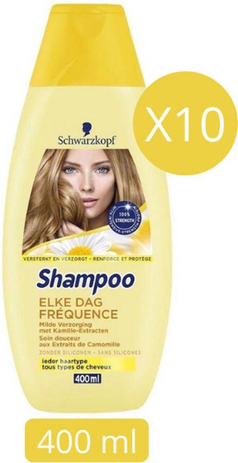 Schwarzkopf Elke dag Shampoo (Voordeelverpakking) 10 x 400 ml