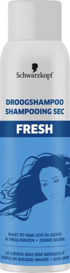 Schwarzkopf Fresh Droogshampoo Haarverzorging Voordeelverpakking 4 x 150 ml