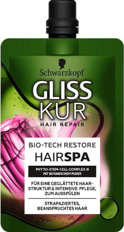 Schwarzkopf Gliss Kur Bio-Tech Restore Hairspa Vrouwen 50 ml