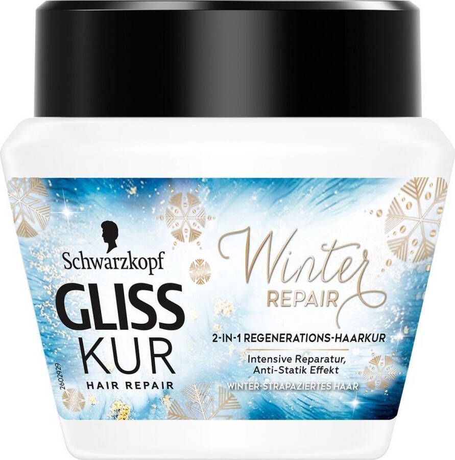 Schwarzkopf Gliss Kur Winter Repair 300ml haarmasker Vrouwen