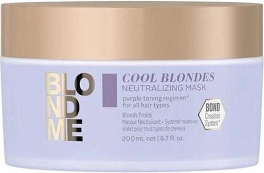 Schwarzkopf Haarmasker Blondme Cool Blondes Blondme 200 ml (200 ml)