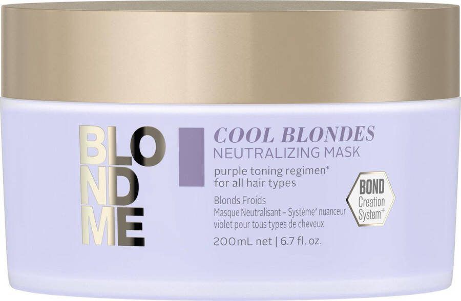 Schwarzkopf Haarmasker Blondme Cool Blondes Blondme 200 ml (200 ml)