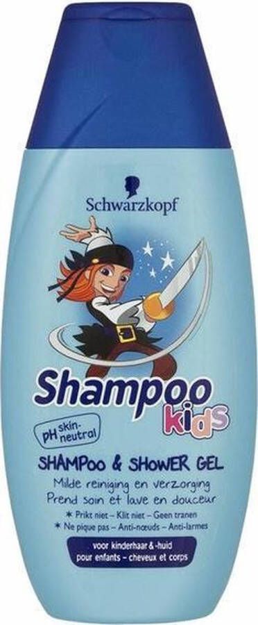 Schwarzkopf Kids Shampoo & Douchegel Piraat 250ml Vegan