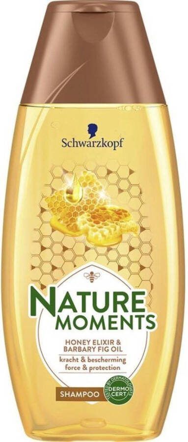 Schwarzkopf Nature Moments Shampoo Honey Elixir&Barbary Fig Oil 3x250ml Voordeelverpakking