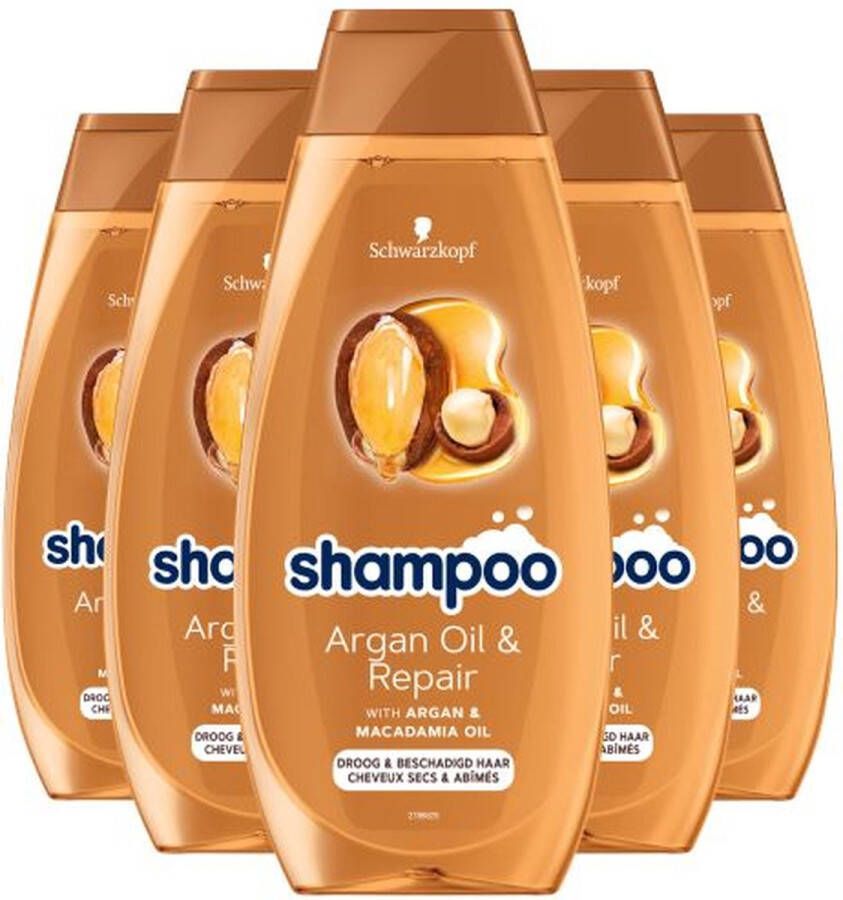 Schwarzkopf Oil Repair Shampoo 5x 400ml Grootverpakking