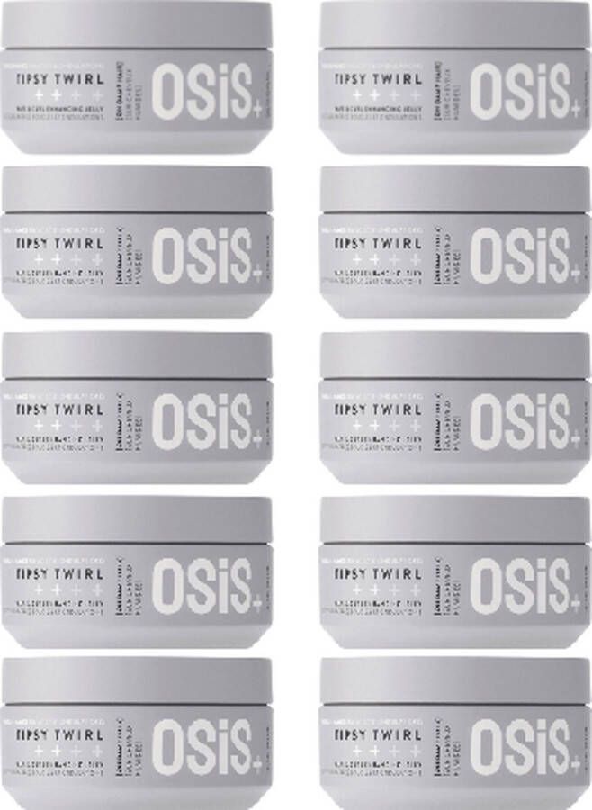 Schwarzkopf OSiS+ Curls & Waves Tipsy Twirl Wave & Curl Enhancing Jelly voordeelverpakking 10 x 300ml