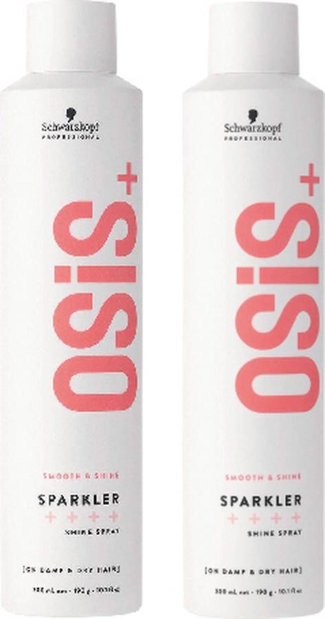 Schwarzkopf OSiS+ Sparkler Shine Spray voordeelverpakking 2 x 300ml