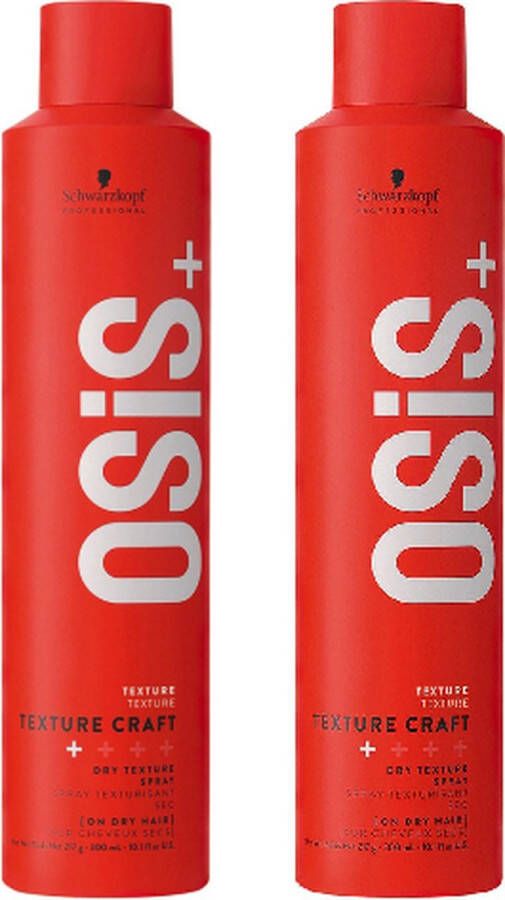 Schwarzkopf OSiS+ Texture Craft Spray voordeelverpakking 2 x 300ml