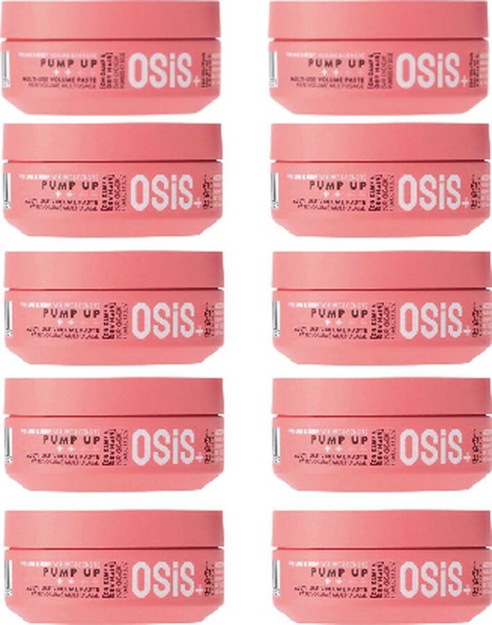 Schwarzkopf OSiS+ Volume & Body Pump Up Multi-Use Volume Paste voordeelverpakking 10 x 85ml
