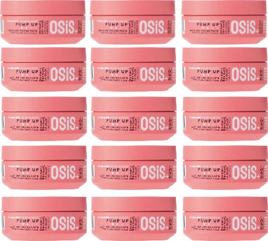 Schwarzkopf OSiS+ Volume & Body Pump Up Multi-Use Volume Paste voordeelverpakking 15 x 85ml
