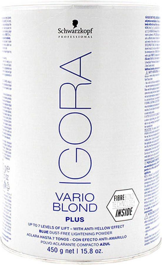 Schwarzkopf Permanent Dye Igora Vario Blond Plus Blue 7 Niv (450 g)