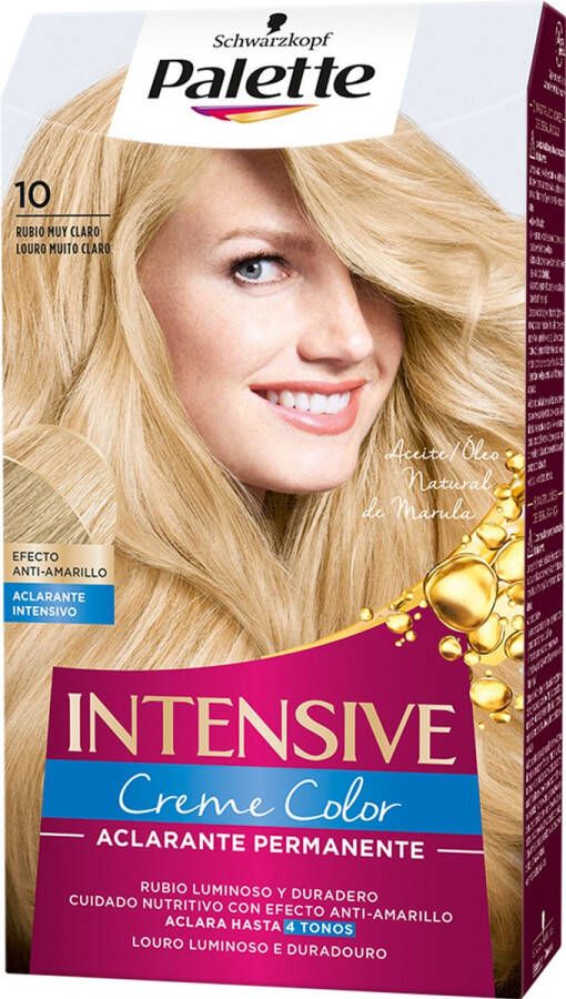 Schwarzkopf Intensive Tint By Palette #10-very Light Blonde