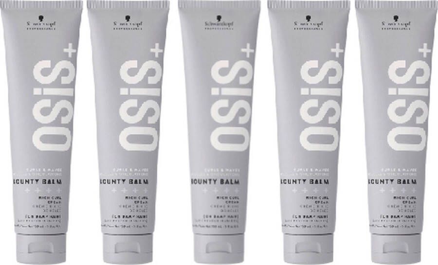 Schwarzkopf Professional OSiS+ Bounty Balm Texture Stylingcrème voordeelverpakking 5 x 150ml