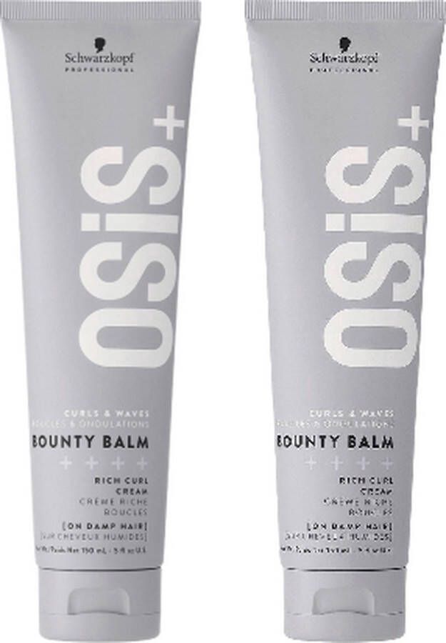 Schwarzkopf Professional OSiS+ Bounty Balm Texture Stylingcrème voordeelverpakking duo pack 2 x 150ml