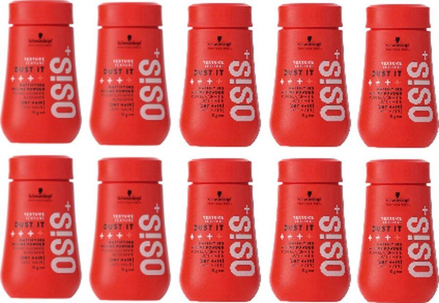 Schwarzkopf Professional Osis+ Dust It Volumepoeder voordeelverpakking 10 x 10 gr