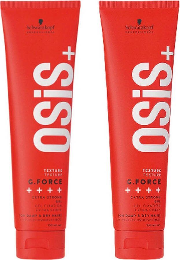 Schwarzkopf Professional OSiS+ G. Force Texture Styling Gel voordeelverpakking 2 x 150ml