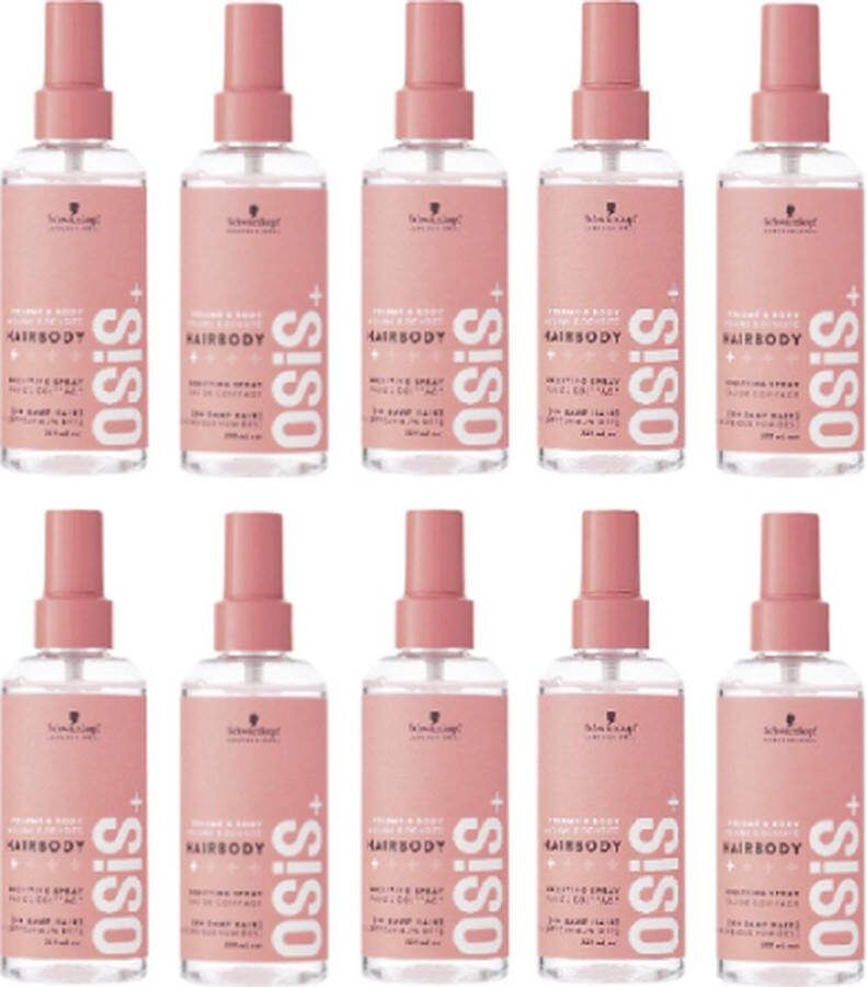 Schwarzkopf Professional OSIS Hairbody Prep Spray voordeelverpakking 10 x 200 ml
