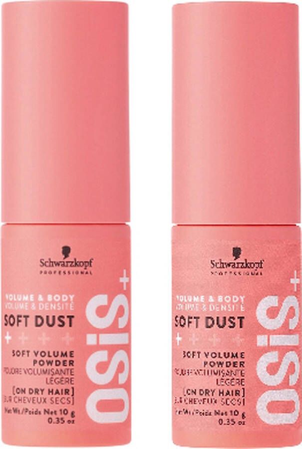 Schwarzkopf Professional OSiS+ Soft Dust Texture Volumepoeder voordeelverpakking 2 x 10g