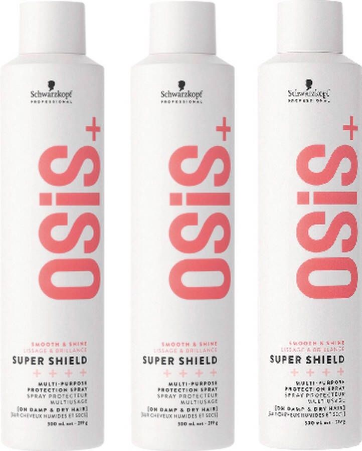 Schwarzkopf Professional OSiS+ Super Shield Hittebescherming voordeelverpakking 3 x 300ml