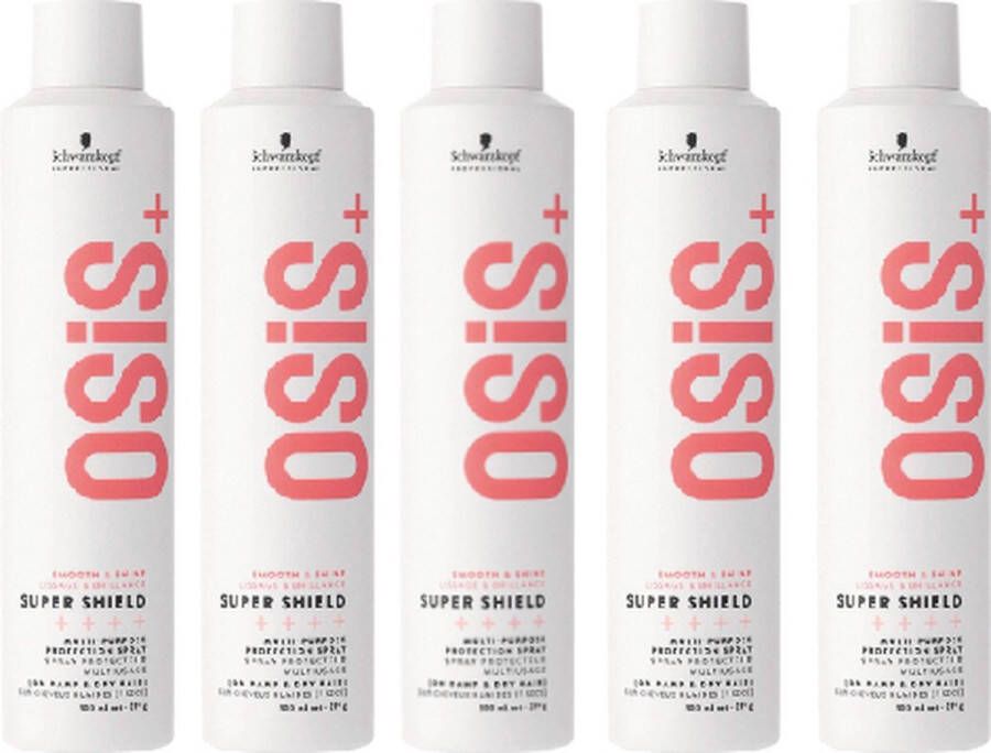 Schwarzkopf Professional OSiS+ Super Shield Hittebescherming voordeelverpakking 5 x 300ml