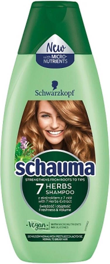 Schwarzkopf Professional Schauma 7 Herbs Shampoo Herbal Hair Shampoo 250Ml