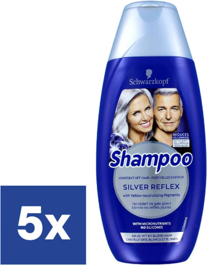 Schwarzkopf Reflex Silver Shampoo 5 x 250 ml