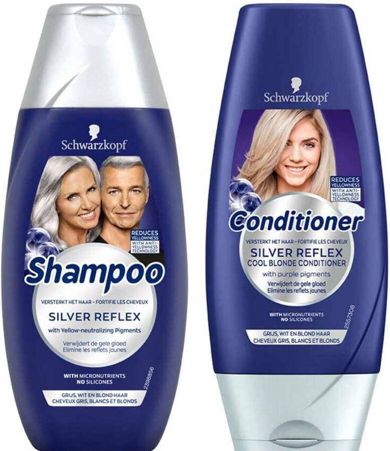 Schwarzkopf Reflex Zilvershampoo + Conditioner