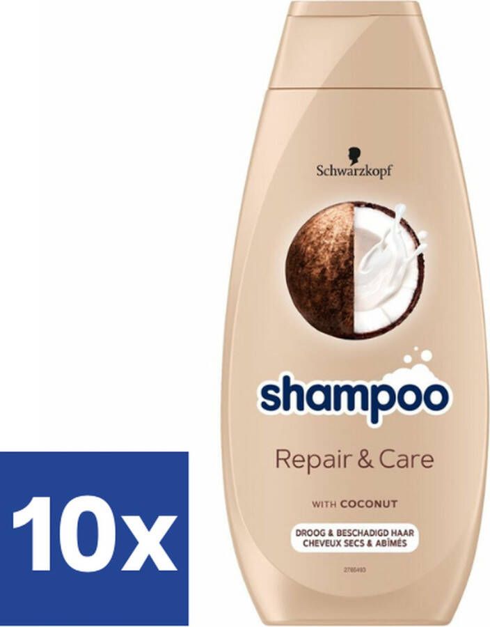 Schwarzkopf Repair & Care Shampoo 10 x 400 ml