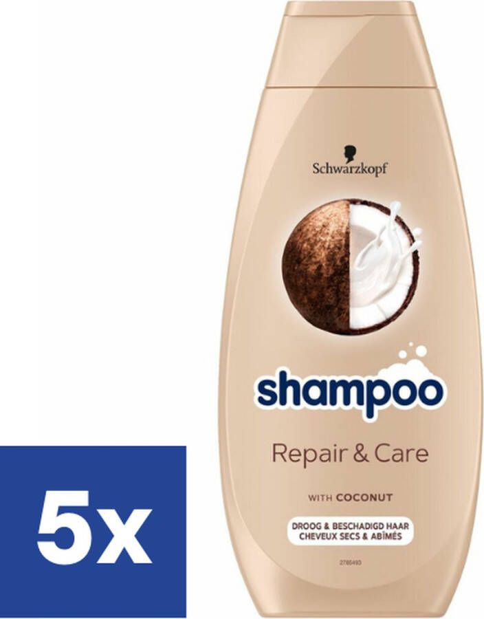 Schwarzkopf Repair & Care Shampoo 5 x 400 ml