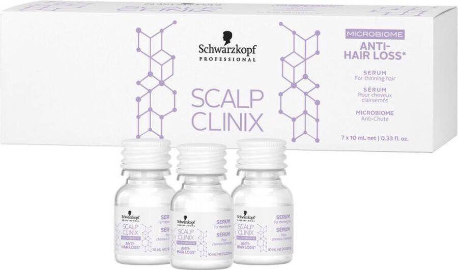 Schwarzkopf Scalp Clinix Microbiome Anti-Hair Loss Serum 7x10ml