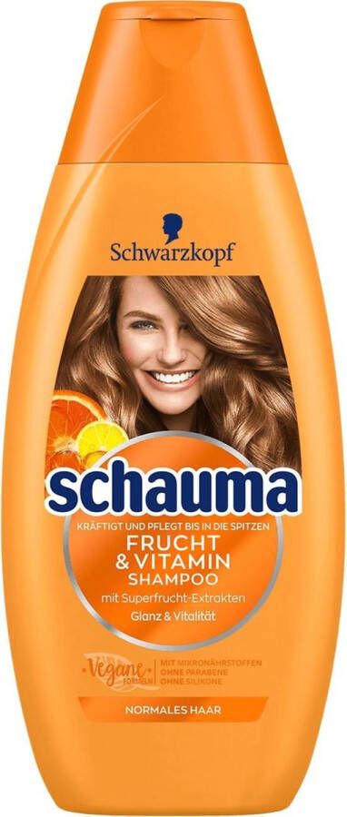 Schwarzkopf Schauma FRUCHT & VITAMIN Vrouwen Shampoo 400 ml