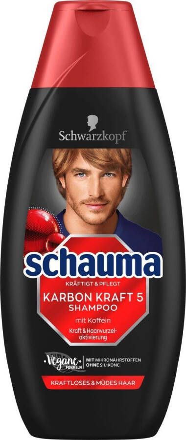 Schwarzkopf Schauma Shampoo Carbon Force 5 400 ml