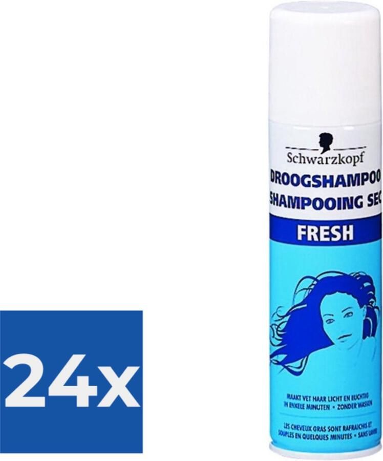 Schwarzkopf Fresh 150 ml Droogshampoo Voordeelverpakking 24 stuks
