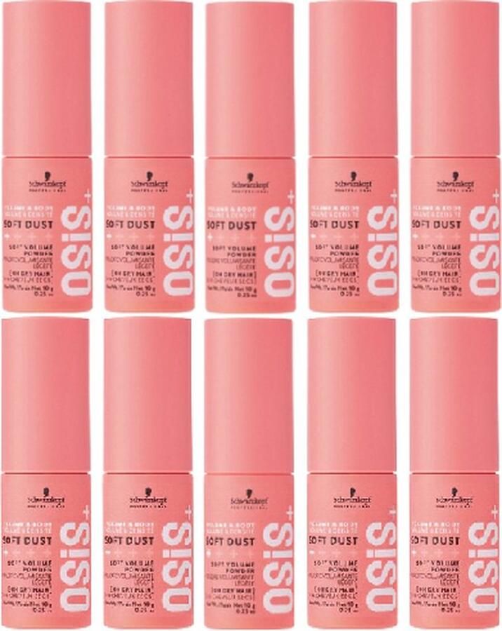 Schwarzkopf Professional OSiS+ Soft Dust Texture Volumepoeder voordeelverpakking 15 x 10g