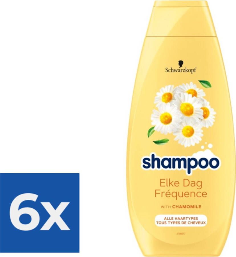 Schwarzkopf Shampoo 400ml Elke dag Voordeelverpakking 6 stuks